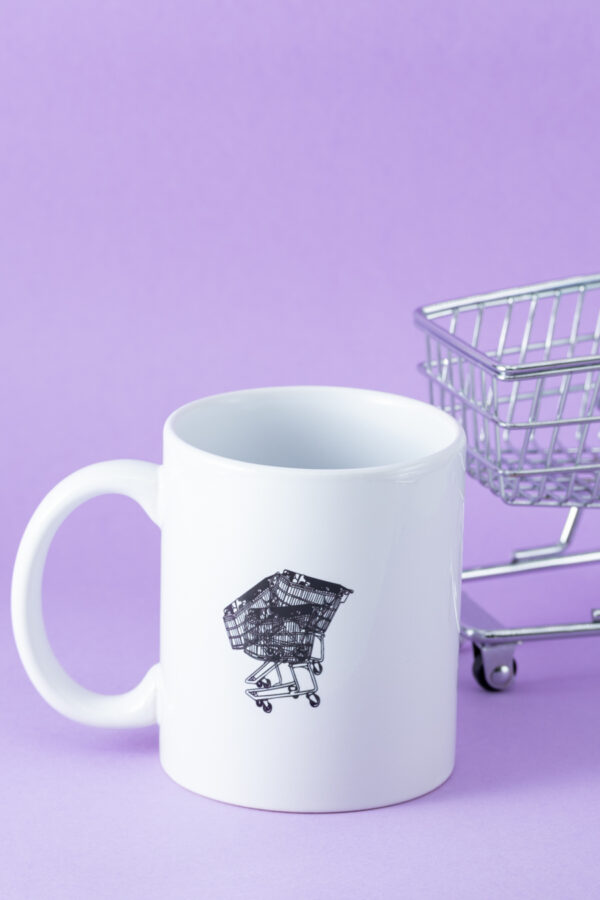 Shopping Cart Mug - Image 3