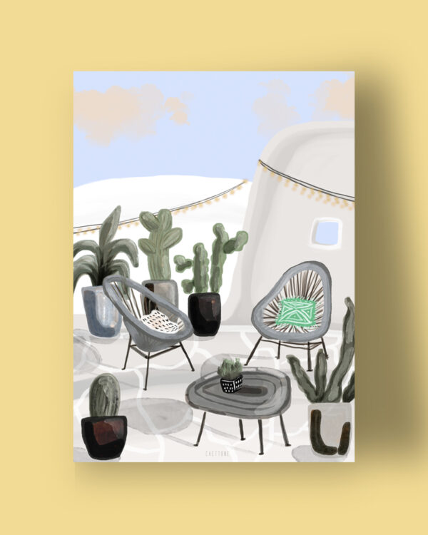 Cyclades Art print
