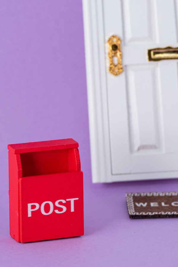 White Miniature Fairy Door - Image 3