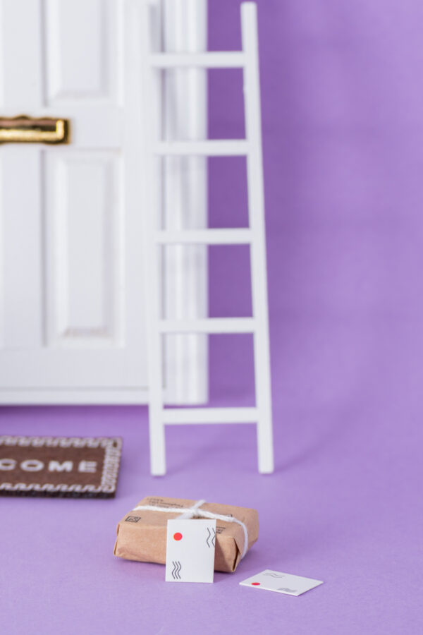 White Miniature Fairy Door - Image 4