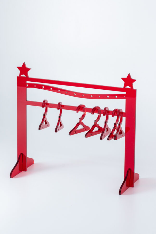 Earring Jewellery Mini Wardrobe Hanger Star Design - Image 2