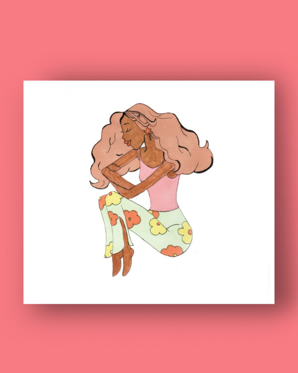 Fiona Flower girl Art Print