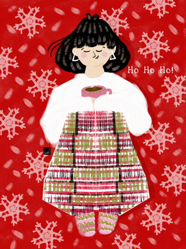 Cup of Coffee! Ho ho ho! Wish Card - Image 2