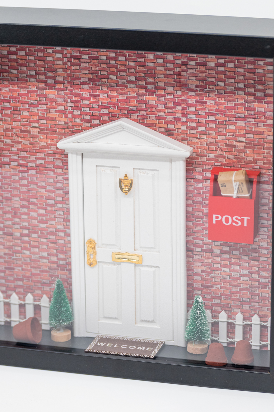 Miniature Christmas Door Frame 1/12 / Κάδρο Χριστουγεννιάτικη πόρτα 1/12 - Image 3