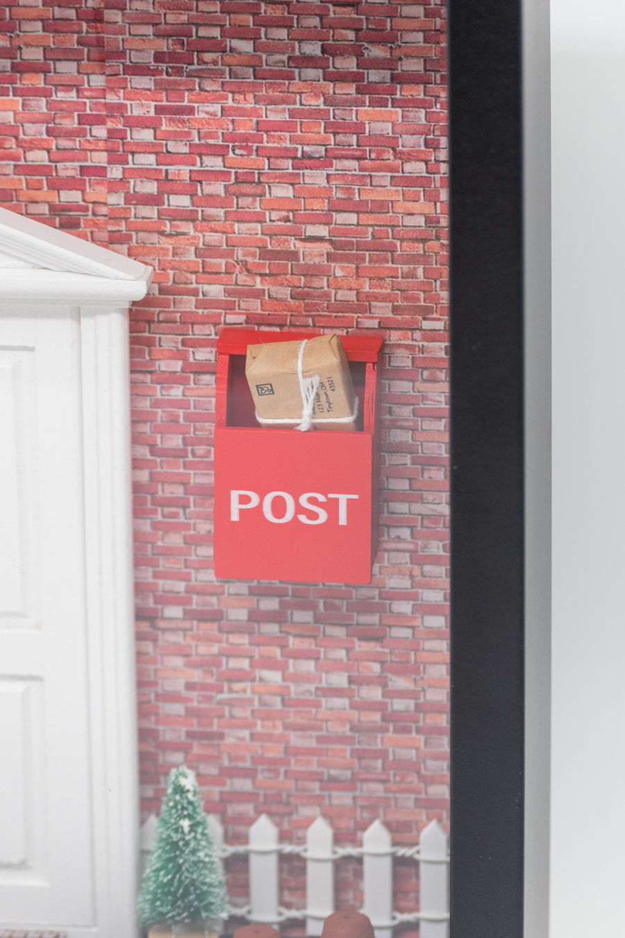 Miniature Christmas Door Frame 1/12 / Κάδρο Χριστουγεννιάτικη πόρτα 1/12 - Image 5