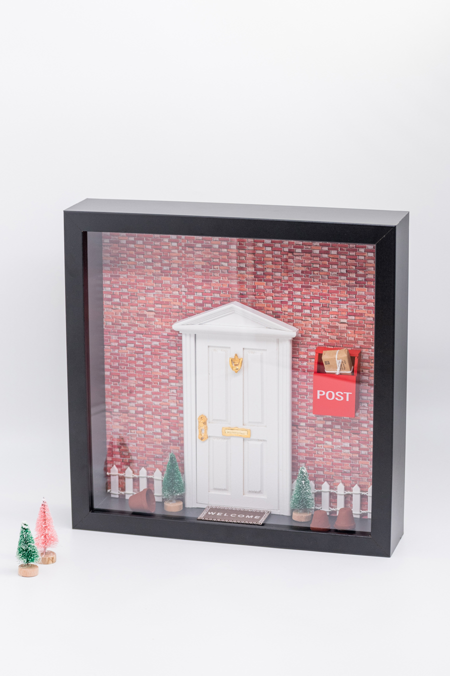 Miniature Christmas Door Frame 1/12 / Κάδρο Χριστουγεννιάτικη πόρτα 1/12 - Image 6