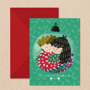 All I want for Christmas Wish Card