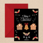 Gingerbread Houses Wish Card