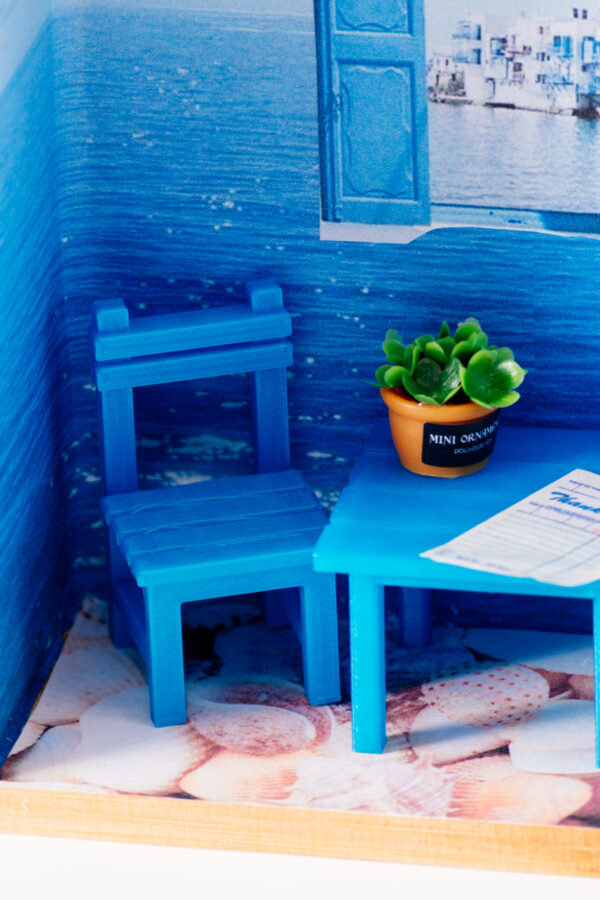 Table for two miniature 1/12-  Τραπέζι για δύο 1/12 - Image 2